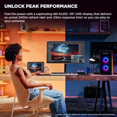 OMEN Transcend 32 UHD/240Hz/OLED/0,03ms - Pelinäyttö