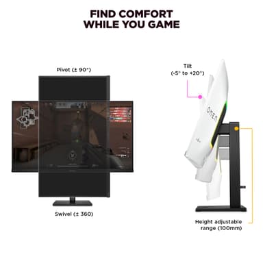 OMEN Transcend 32 UHD/240Hz/OLED/0,03ms - Pelinäyttö
