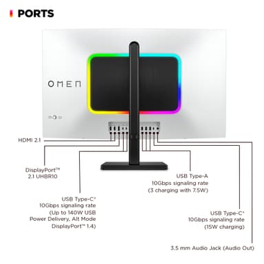 OMEN Transcend 32 UHD/240Hz/OLED/0,03ms - Pelinäyttö