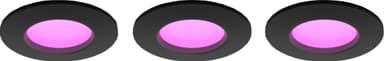 Philips Hue WCA Slim pieni upotettava LED-valaisin 3 kpl (musta)