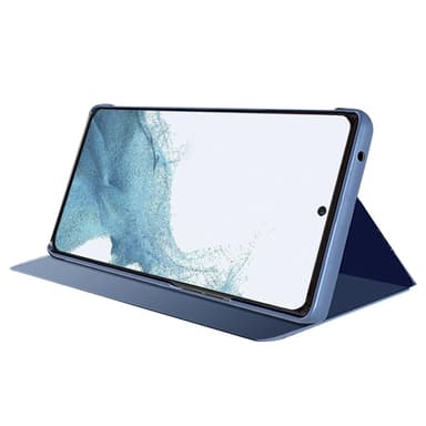 SKALO Samsung A16 Clear View Mirror Lompakko - Musta