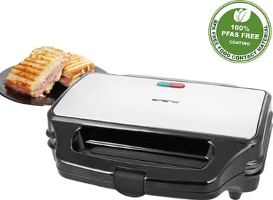 Emerio Sandwich-grilli XXL Ruostumaton teräs