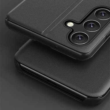 SKALO Samsung A16 Clear View Window Case - Violetti