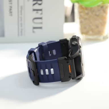 22 mm:n kellohihna Garmin Fenix 3/5/5X/6X/7X:lle Sininen