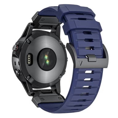 22 mm:n kellohihna Garmin Fenix 3/5/5X/6X/7X:lle Sininen