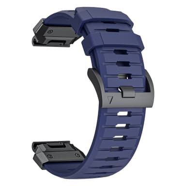 22 mm:n kellohihna Garmin Fenix 3/5/5X/6X/7X:lle Sininen