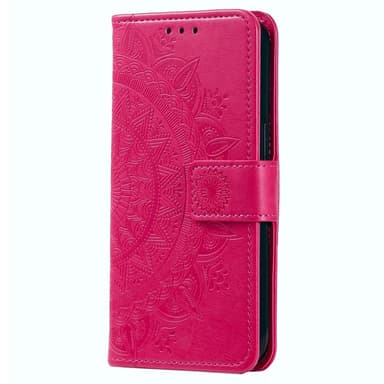 SKALO Samsung A16 Mandala lompakkokotelo - Pinkki