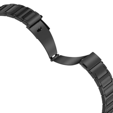 Ruostumattomasta teräksestä valmistettu rannekello Xiaomi Haylou RT2 LS10, 22mm Musta