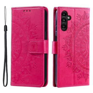 SKALO Samsung A16 Mandala lompakkokotelo - Pinkki