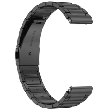 Ruostumattomasta teräksestä valmistettu rannekello Xiaomi Haylou RT2 LS10, 22mm Musta