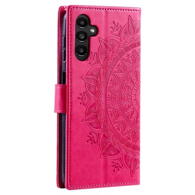 SKALO Samsung A16 Mandala lompakkokotelo - Pinkki