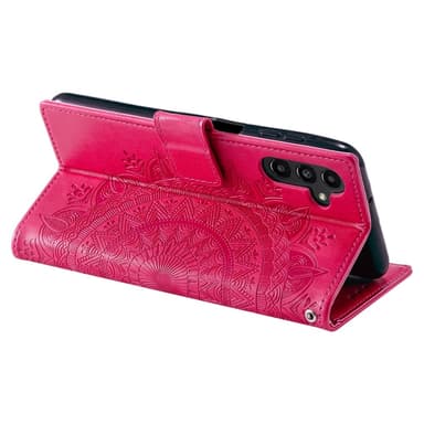SKALO Samsung A16 Mandala lompakkokotelo - Pinkki