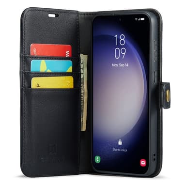 DG MING Samsung A16 2-in-1 magneetti lompakkokotelo - Musta