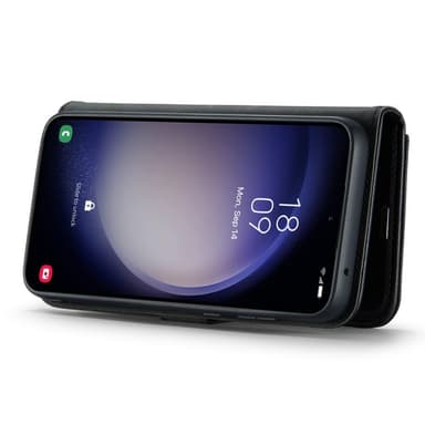 DG MING Samsung A16 2-in-1 magneetti lompakkokotelo - Musta