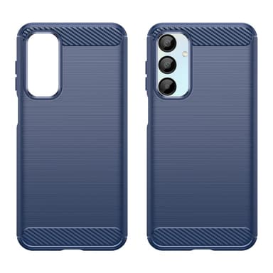 SKALO Samsung A16 Armor Carbon Iskunkestävä TPU suojakuori - Sininen