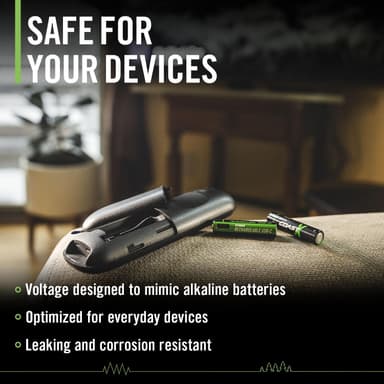 Coast ZXAAA Zithion-X USB-C ladattavat litiumparistot (4 kpl)