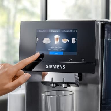 Siemens EQ700 Integral automaattinen kahvikone TQ717R03 (hopea)