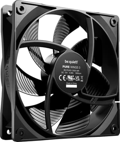 be quiet! PURE WINGS 3 120 mm tuuletin (musta)