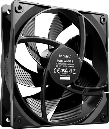 be quiet! PURE WINGS 3 120 mm PWM tuuletin (musta)