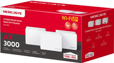 Mercusys Halo H3000X wifi 6 mesh järjestelmä (3 kpl)