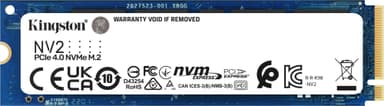 Kingston NV3 M.2 NVMe Gen 4 sisäinen SSD muisti (1 TB)