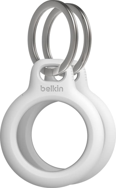 Belkin Secure AirTag pidike avainrenkaalla (2 kpl, valkoinen)