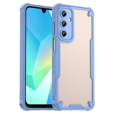 SKALO Samsung A16 Armor Hybrid Frosted Suojakuori - Sininen