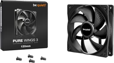be quiet! PURE WINGS 3 120 mm tuuletin (musta)