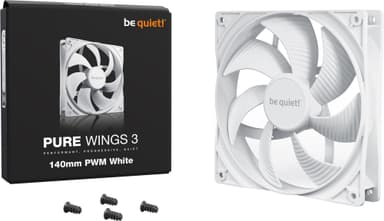 be quiet! PURE WINGS 3 140 mm PWM tuuletin (valkoinen)