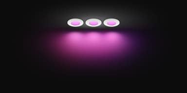 Philips Hue WCA Slim pieni upotettava LED-lamppu 3 kpl (valkoinen)