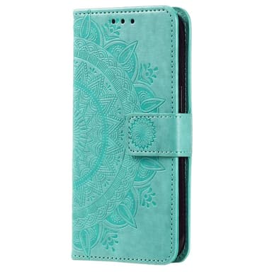 SKALO Samsung A16 Mandala lompakkokotelo - Turkoosi