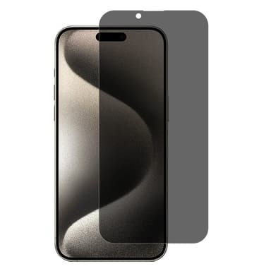 2-KPL SKALO iPhone 16 Plus Yksityisyys näytönsuoja karkaistu lasi - Musta