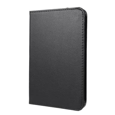 SKALO iPad Mini (2024) 360 Litchi Suojakotelo - Musta