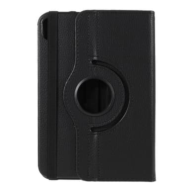 SKALO iPad Mini (2024) 360 Litchi Suojakotelo - Musta