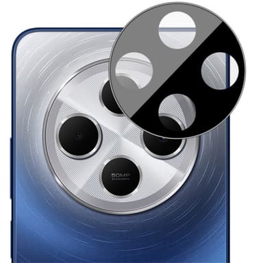 2-KPL SKALO Xiaomi Redmi 14C 3D -panssarilasit kameroille - Musta