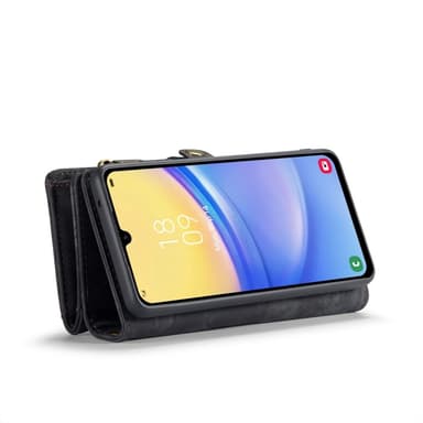 CaseMe Samsung A16 008 BIg Wallet 2in1 Magnet Lompakkokotelo - Musta
