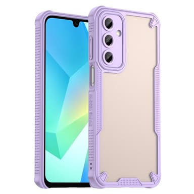 SKALO Samsung A16 Armor Hybrid Frosted Suojakuori - Violetti