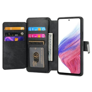 SKALO Samsung A16 CASENEO MW-02 Lompakkokotelo - Musta