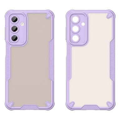 SKALO Samsung A16 Armor Hybrid Frosted Suojakuori - Violetti