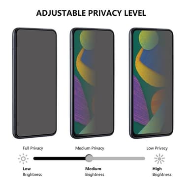 SKALO Xiaomi 14T Pro Yksityisyydensuojaus Näytönsuoja karkaistu lasi - Musta
