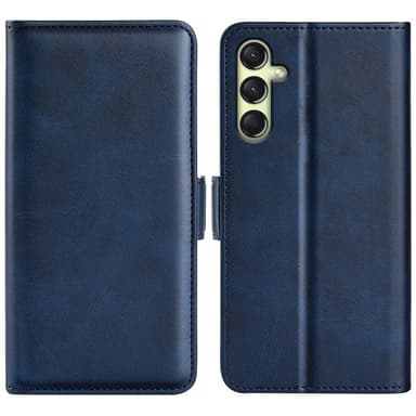 SKALO Samsung A16 Premium Wallet Lompakkokotelo - Sininen