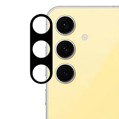 SKALO Samsung Galaxy S24 FE 3D -panssarilasit kameroille - Musta