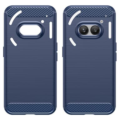 SKALO Nothing Phone (2a) Plus Armor Carbon Iskunkestävä TPU suojakuori - Sininen
