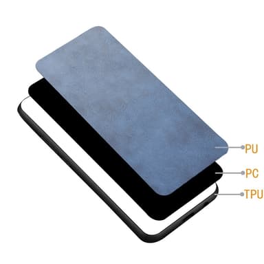 SKALO Nothing Phone (2a) Plus PU-nahkainen hybridikuori - Sininen