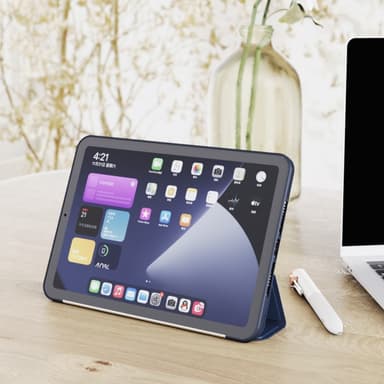 SKALO iPad Mini (2024) Trifold Suojakotelo - Sininen