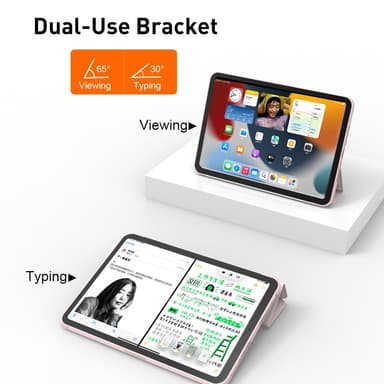 SKALO iPad Mini (2024) Trifold Suojakotelo - Sininen