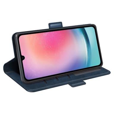 SKALO Samsung A16 Premium Wallet Lompakkokotelo - Sininen