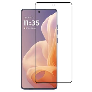 SKALO Motorola Moto G85 5G Koko Näytön Panssarilasi - Musta