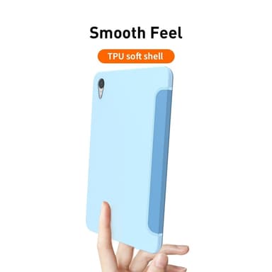 SKALO iPad Mini (2024) Trifold Suojakotelo - Musta