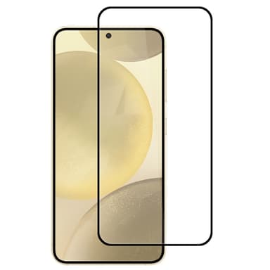 SKALO Samsung Galaxy S24 FE Koko Näytön Panssarilasi - Musta